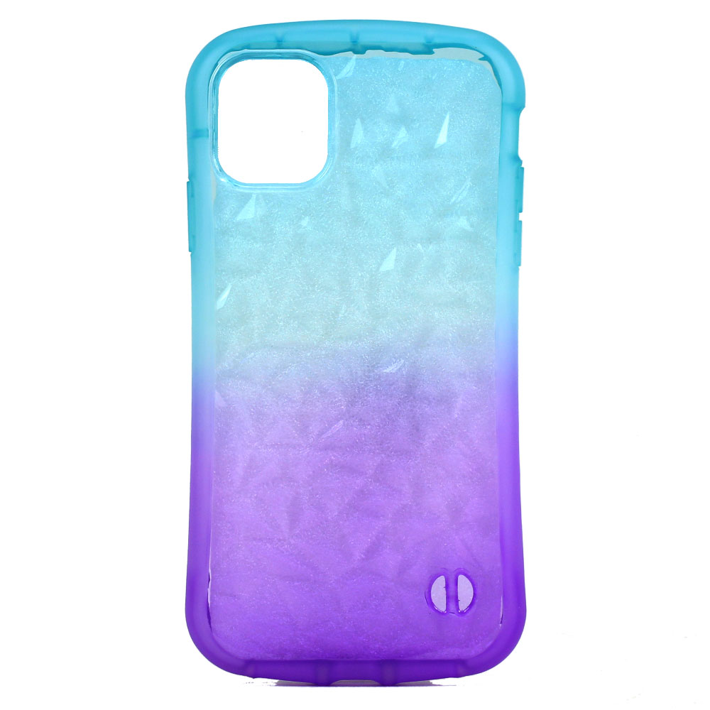 iPHONE 11 (6.1in) Air Cushioned Grip Crystal Case (Blue Purple)